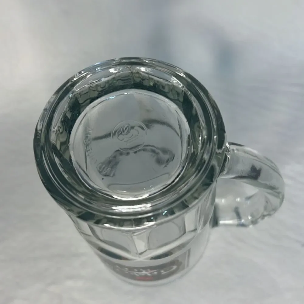 Carlsberg Beer Glass Mug 12 Ounce 5 1/3 Inches Tall 3 In Round Bar Beer Cocktail